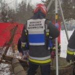 17.02.2021. Bejsce. Zwłoki mężczyzny odnalezione w studni / KP PSP Kazimierza Wielka