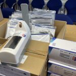 23.02.2021. Sandomierz. Przekazanie środków na walkę z koronawirusem dla instytucji z powiatu sandomierskiego / Grażyna Szlęzak-Wójcik / Radio Kielce