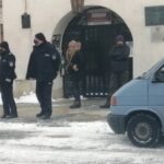 09.02.2021. Sandomierz. Zdjęcia do serialu „Ojciec Mateusz” / Grażyna Szlęzak-Wójcik / Radio Kielce