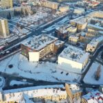 18.02.2021 Kielce. Widok na teren pomiędzy ulicami IX Wieków Kielc, Pelca a Piotrkowską. Tzw. "trójkąt bermudzki" / Jarosław Kubalski / Radio Kielce