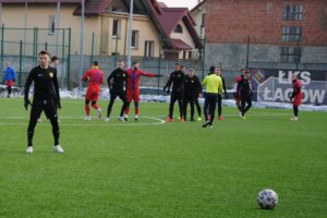 06.02.2021. Łagów. Sparing: ŁKS Probudex - Wieczysta Kraków / Małgorzata Sutowicz / lkslagow.pl