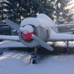 01.02.201 Skarżysko. Muzeum im. Orła Białego ponownie otwarte dla zwiedzających. Samolot szkolno-treningowy TS-8 „Bies” / Anna Głąb / Radio Kielce