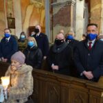 02.02.2012 Jędrzejów. Uroczystości rocznicy uwolnienia więźniów z aresztu gestapo. Msza św. w klasztorze / Ewa Pociejowska-Gawęda / Radio Kielce