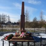 07.02.2021 Bichniów. Pomnik upamiętniający wydarzenia z 27 listopada 1943 roku / Ewa Pociejowska-Gawęda / Radio Kielce
