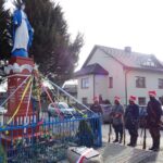 06.02.2021. Gozna. Odsłonięcie obelisku wraz z tablicą upamiętniającą bohaterów powstania styczniowego / Ewa Pociejowska-Gawęda / Radio Kielce