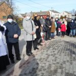 06.02.2021. Gozna. Odsłonięcie obelisku wraz z tablicą upamiętniającą bohaterów powstania styczniowego / Ewa Pociejowska-Gawęda / Radio Kielce