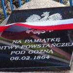 06.02.2021. Gozna. Odsłonięcie obelisku wraz z tablicą upamiętniającą bohaterów powstania styczniowego / Ewa Pociejowska-Gawęda / Radio Kielce