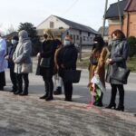 06.02.2021. Gozna. Odsłonięcie obelisku wraz z tablicą upamiętniającą bohaterów powstania styczniowego / Ewa Pociejowska-Gawęda / Radio Kielce