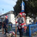 06.02.2021. Gozna. Odsłonięcie obelisku wraz z tablicą upamiętniającą bohaterów powstania styczniowego / Ewa Pociejowska-Gawęda / Radio Kielce