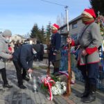 06.02.2021. Gozna. Odsłonięcie obelisku wraz z tablicą upamiętniającą bohaterów powstania styczniowego / Ewa Pociejowska-Gawęda / Radio Kielce