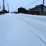 08.02.2021 Skroniów. Droga powiatowa. Trudne warunki na trasach / Ewa Pociejowska-Gawęda / Radio Kielce