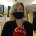 25.02.2021. Jędrzejów. Wyróżnienia dla nauczycieli. Na zdjęciu: Renata Lasia - nauczyciel języka polskiego w Zespole Szkół Techniczno-Informatycznych w Busku-Zdroju. / Ewa Pociejowska-Gawęda / Radio Kielce