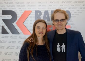 14.02.2021. Kielce. Spodziewany Gość. Na zdjęciu: Karolina Sideł-Kozieł i Grzegorz Sideł / Piotr Kwaśniewski / Radio Kielce