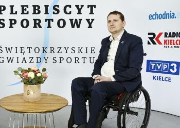 69. Plebiscyt Sportowy - Świętokrzyskie Gwiazdy Sportu 2020. Na zdjęciu: Andrzej Wójcik, Sprawniejsi.pl Włoszczowa/Start Kielce - Niepełnosprawny Sportowiec Roku / Echo Dnia