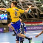 25.02.2021. Szeged. 13. kolejka Ligi Mistrzów: MOL-Pick - Łomża Vive Kielce. Na zdjęciu: Michał Olejniczak - Łomża Vive / Tibor Rosta HUNGARY OUT / EPA