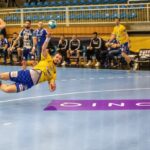 25.02.2021. Szeged. 13. kolejka Ligi Mistrzów: MOL-Pick - Łomża Vive Kielce. Na zdjęciu (rzuca): Artsem Karaliok - Łomża Vive / Tibor Rosta HUNGARY OUT / EPA