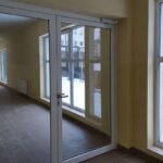 18.02.2021. Busko-Zdrój. Łącznik pomiędzy głównym budynkiem, a oddziałem gruźlicy i chorób płuc w Szpitalu Powiatowym w Busku-Zdroju / Szpital Powiatowy w Busku-Zdroju