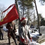 21.02.2021. Małogoszcz. Uroczystości z okazji 158. rocznicy bitwy pod Małogoszczem / Jarosław Kubalski / Radio Kielce