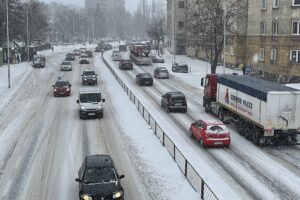 08.02.2021. Kielce. Dworzec autobusowy / Norbert Orłowicz / Radio Kielce