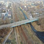 25.02.2021. Skarżysko-Kamienna. Wiadukt nad torami / Jarosław Kubalski / Radio Kielce