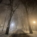 19.02.2021. Kielce. Mgła nad Kielcami / Jarosław Kubalski / Radio Kielce