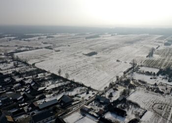 23.02.2021. Obice. Tereny inwestycyjne / Jarosław Kubalski / Radio Kielce