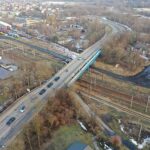 25.02.2021. Skarżysko-Kamienna. Wiadukt nad torami / Jarosław Kubalski / Radio Kielce