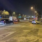 24.02.2021 Kielce. Wypadek na ulicy Tarnowskiej / Piotr Kwaśniewski / Radio Kielce