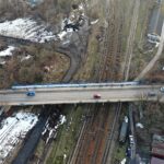 25.02.2021. Skarżysko-Kamienna. Wiadukt nad torami / Jarosław Kubalski / Radio Kielce