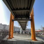 25.02.2021. Kielce. Kładka dla pieszych nad ulicą Źródłową / Jarosław Kubalski / Radio Kielce