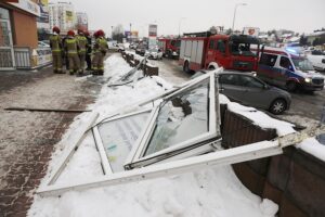 16.02.2021 Kielce. Wybuch w pralni chemicznej przy ul. Warszawskiej / Jarosław Kubalski / Radio Kielce