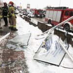 16.02.2021 Kielce. Wybuch w pralni chemicznej przy ul. Warszawskiej / Jarosław Kubalski / Radio Kielce