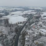 01.12.2020. Droga krajowa nr 74. Odcinek wiodący przez Opatów / Jarosław Kubalski / Radio Kielce