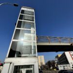 25.02.2021. Kielce. Kładka dla pieszych nad ulicą Świętokrzyską / Jarosław Kubalski / Radio Kielce