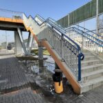 25.02.2021. Kielce. Kładka dla pieszych nad ulicą Świętokrzyską / Jarosław Kubalski / Radio Kielce