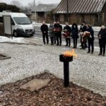 07.02.2021. Dwikozy. Uroczystości przed pomnikiem powstańców styczniowych / Grażyna-Szlęzak-Wójcik / Radio Kielce