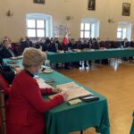 10.02.2021. Sandomierz. Nadzwyczajna sesja rady miasta / Grażyna Szlęzak-Wójcik / Radio Kielce