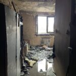 04.02.2021 Końskie. Hotel Łuczyński po pożarze / Magdalena Galas-Klusek / Radio Kielce