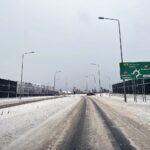 09.02.2021. Końskie. Ulica Solidarności / Magdalena Galas-Klusek / Radio Kielce