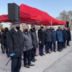 26.02.2021 Sandomierz. Przekazanie nowego wozu strażackiego / Grażyna Szlęzak-Wójcik / Radio Kielce