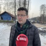 26.01.2021 Gminy Małogoszcz i Sobków. Plan filmowy o żołnierzach wyklętych. Na zdjęciu: Wojciech Sędek właściciel gospodarstwa rybackiego i agroturystycznego / Ewa Pociejowska-Gawęda / Radio Kielce