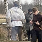 26.01.2021 Gminy Małogoszcz i Sobków. Plan filmowy o żołnierzach wyklętych / Ewa Pociejowska-Gawęda / Radio Kielce