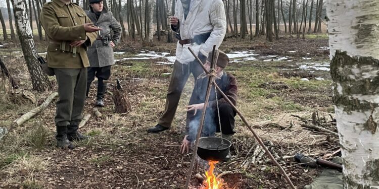 26.01.2021 Gminy Małogoszcz i Sobków. Plan filmowy o żołnierzach wyklętych / Ewa Pociejowska-Gawęda / Radio Kielce