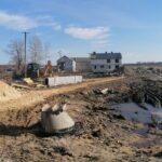 05.02.2021. Umianowice. Budowa Ośrodka Edukacji Przyrodniczej / Marta Gajda / Radio Kielce