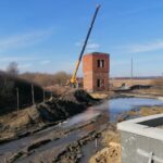 05.02.2021. Umianowice. Budowa Ośrodka Edukacji Przyrodniczej / Marta Gajda / Radio Kielce