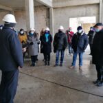 05.02.2021. Umianowice. Budowa Ośrodka Edukacji Przyrodniczej / Marta Gajda / Radio Kielce