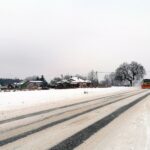 09.02.2021. Droga powiatowa w Nieprowicach / Marta Gajda / Radio Kielce