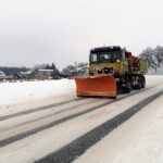 09.02.2021. Droga powiatowa w Nieprowicach / Marta Gajda / Radio Kielce