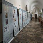 15.02.2021 Kielce. Klasztor na Karczówce. Otwarcie wystawy dotyczącej 30-lecia współpracy w ramach Grupy Wyszehradzkiej / Norbert Orłowicz / Radio Kielce