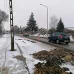 19.02.2021 Kazimierza Wielka. Budowa obwodnicy / Marta Gajda / Radio Kielce